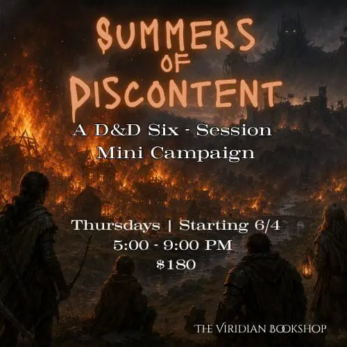 D&D Six-Session Mini Series - Summers of Discontent