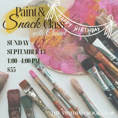 Paint and Snack and Celebrate Chanel's Birthday!