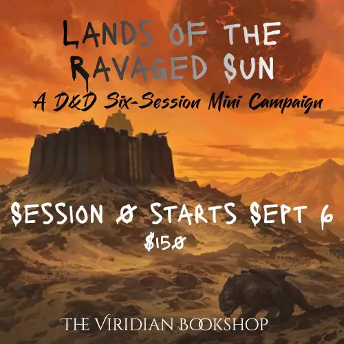 D&D Six-Session Mini-Campaign with Sam