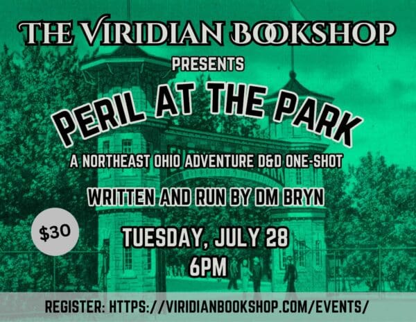 Peril at the Park D&D one-shot poster